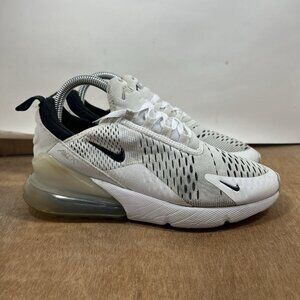 Nike Air Max 270 Women's Size 7.5 AH6789-100 White Black Running Athletic Shoes